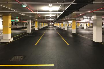 Асфальтирование многоуровневых парковок и подземных паркингов